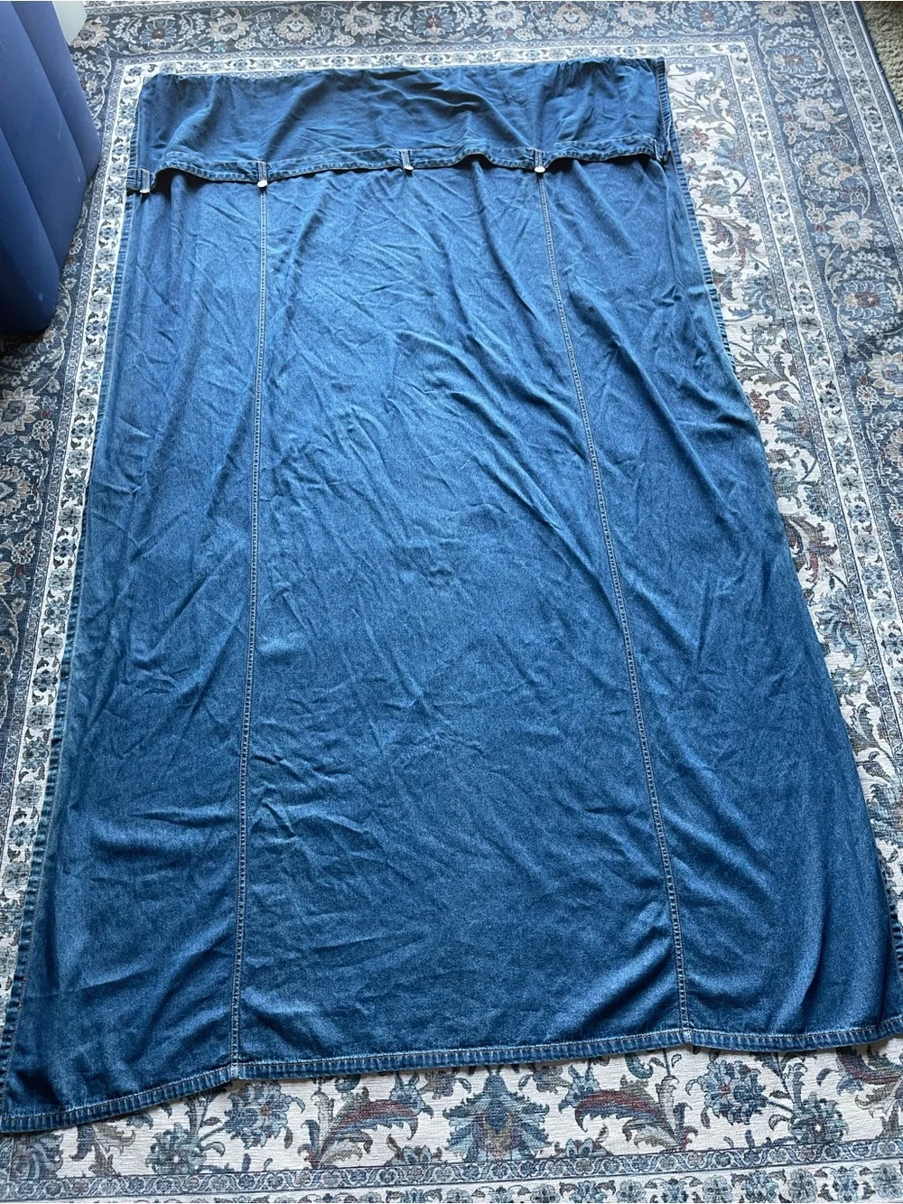 Croscill Blue Denim Curtain Panels